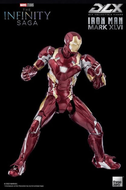 threezero Marvel Avengers: Infinity Saga DLX Iron Man Mark 46 1/12 Scale 7-Inch Action Figure - View 5