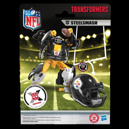 Hasbro Transformers Collaborative NFL x Transformers Pittsburgh Steelers Steelsmash 5.5-Inch Action Figure - View 12