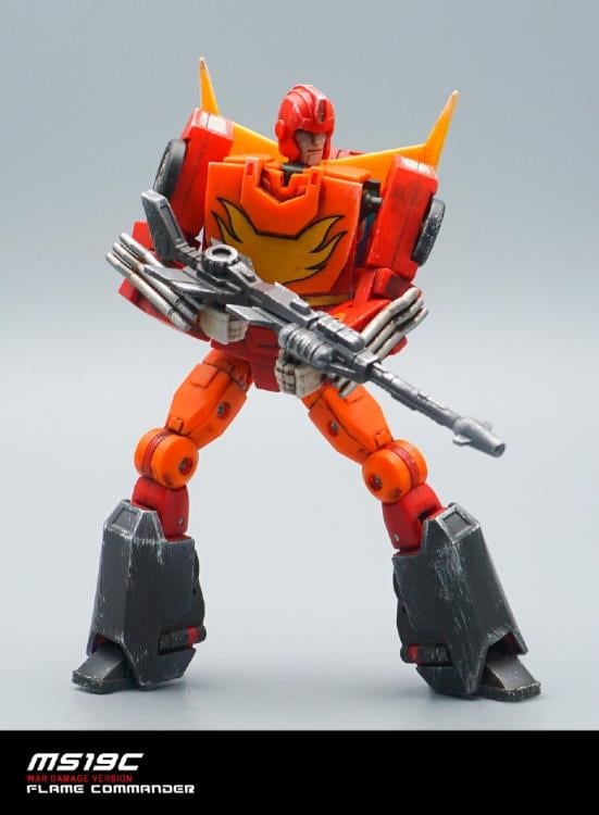 Mechanic Studio MS-19C Flame Commander (War Damage Ver.) Limited Edition 4.72-Inch Figure - View 3