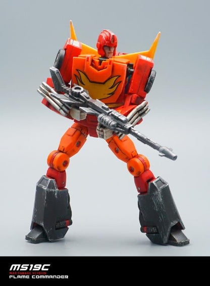 Mechanic Studio MS-19C Flame Commander (War Damage Ver.) Limited Edition 4.72-Inch Figure - View 3