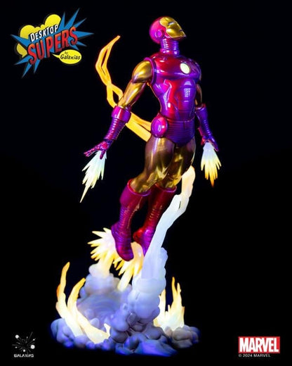 Galaxias Marvel Desktop Supers Iron Man (Classic Edition) 1/8 Scale PVC Figure, 12-Inch - View 6