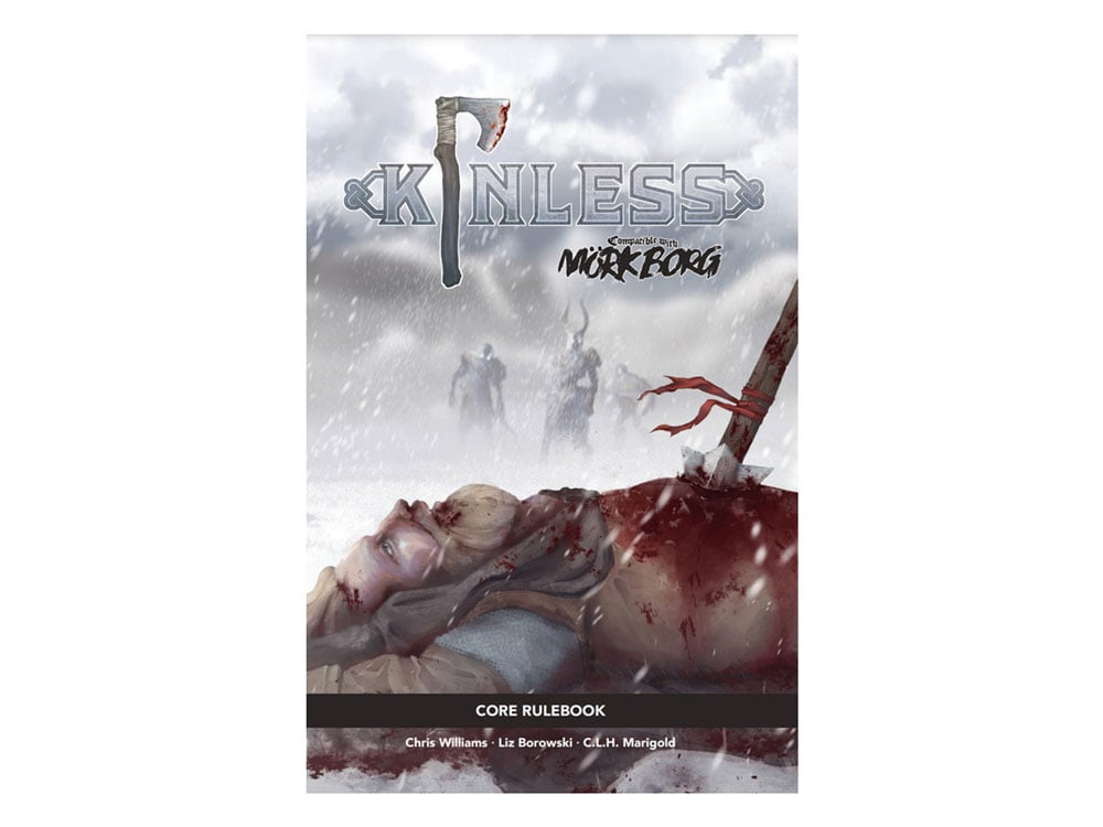 Explore Dungeons Mork Borg: Kinless Core Rulebook Tabletop Role-Playing Book - View 2