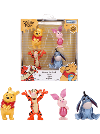 Jada Toys Winnie the Pooh MetalFigs Four-Pack (2.5-Inch)