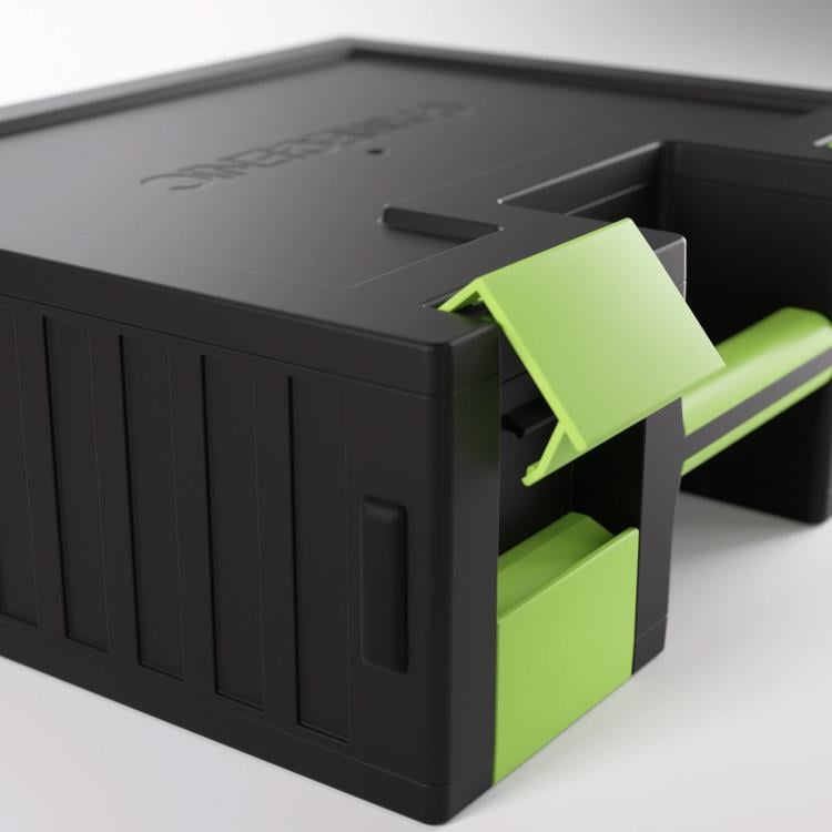 Gamegenic Game Castle (Black/Green) Storage Box for Board Games - View 16
