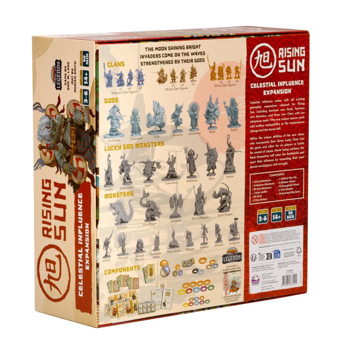 Tycoon Games Rising Sun Celestial Influence Expansion for the Board Game - View 3