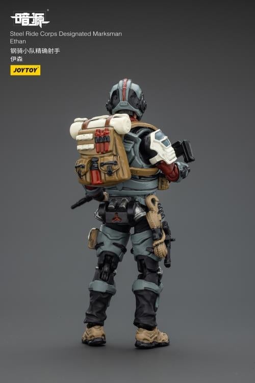 JoyToy Dark Source Steel Ride Corps Designated Marksman Ethan 1/25 Scale 3-Inch Action Figure - View 7