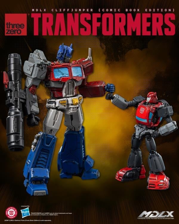 threezero Transformers MDLX Articulated Figure Series Cliffjumper (Comic Book Edition) 5-Inch Figure - View 13