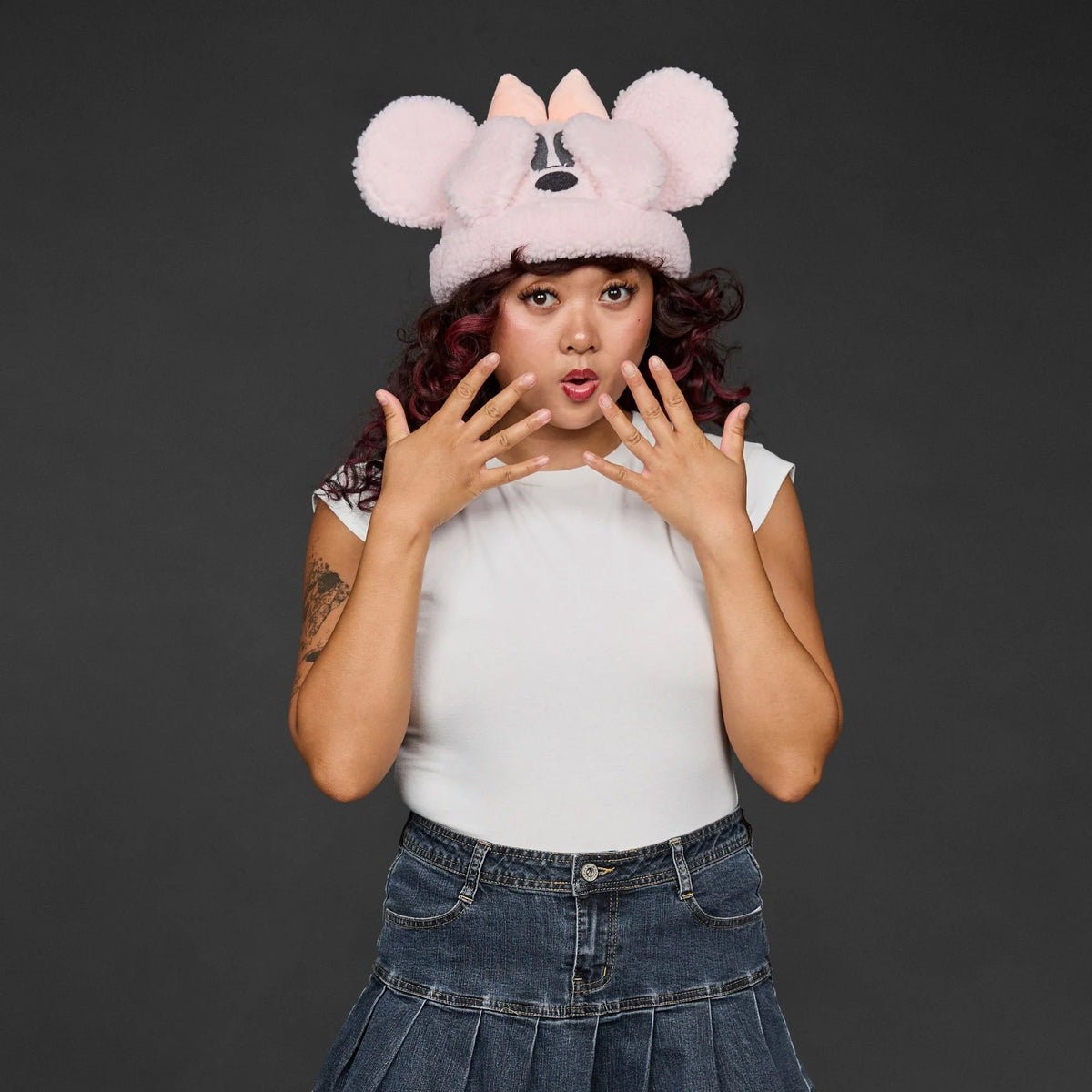 Cakeworthy Disney Minnie Mouse Ghost Sherpa Beanie - View 5