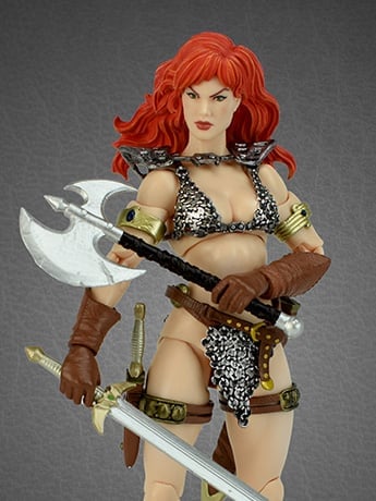 Boss Fight Studio Red Sonja 50th Anniversary EPIC H.A.C.K.S. Red Sonja 1/12 Scale Action Figure