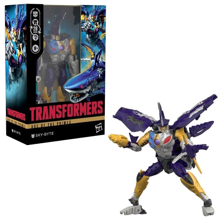 Hasbro Transformers: Age of the Primes Voyager Class Skybyte Plastic Action Figure - View 7