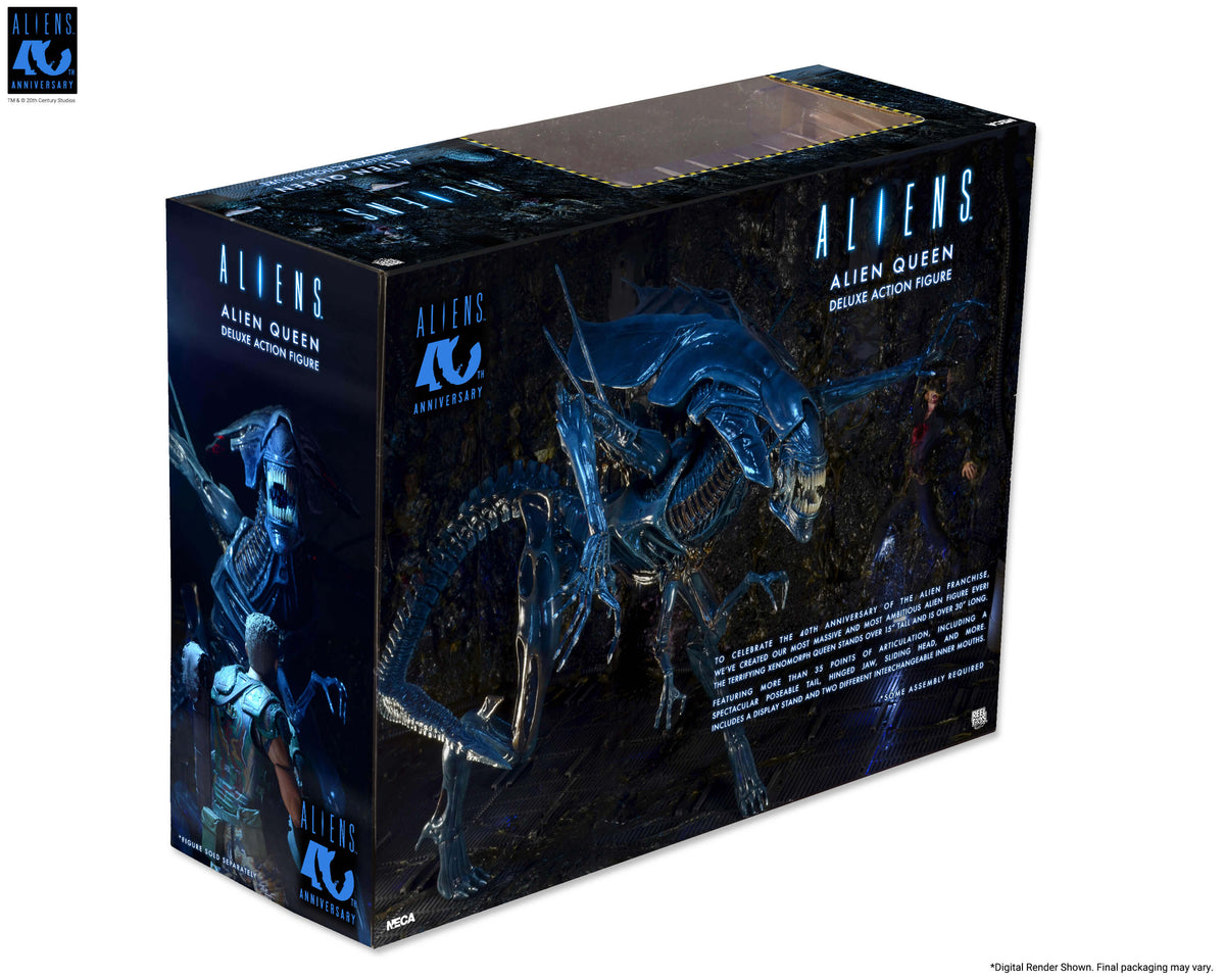 NECA Aliens 40th Anniversary Alien Queen Deluxe Action Figure with 30 Points of Articulation - View 17