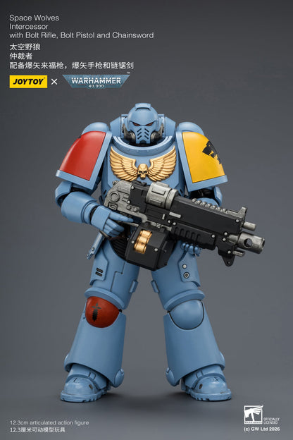 JoyToy Warhammer 40,000 Space Wolves Intercessor 1/18 Scale Plastic Action Figure - View 5