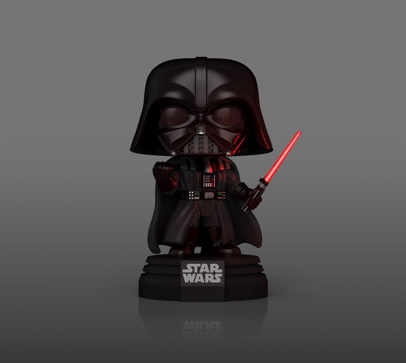 Funko Pop! Star Wars #795 Lights and Sounds Darth Vader with Lightsaber Vinyl Figure - View 3