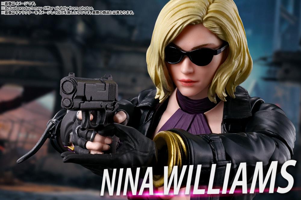 Bandai Tekken 8 S.H.Figuarts Nina Williams 5.9-Inch Action Figure - View 9