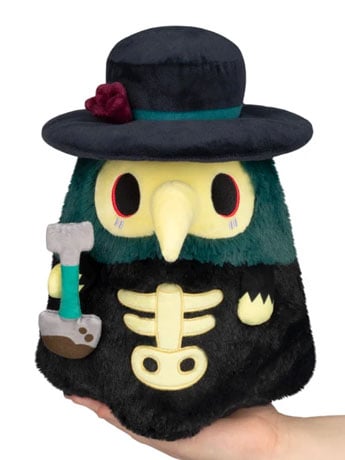 Squishable Mini Graveyard Plague Doctor 10.5-Inch Soft Plush Toy Collectible