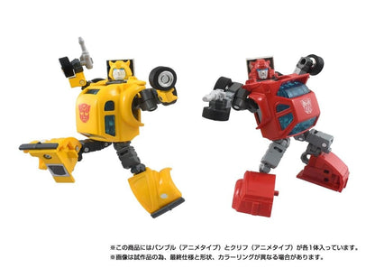 Takara Tomy Transformers Missing Link C-09 Cybertron Hero Set with Cliffjumper and Bumblebee - View 3
