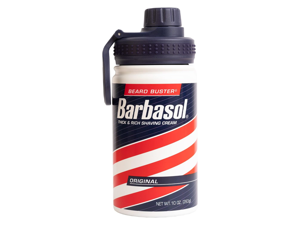ERIK Jurassic Park Barbasol Steel Water Bottle, Shaving Cream Can Design - View 2