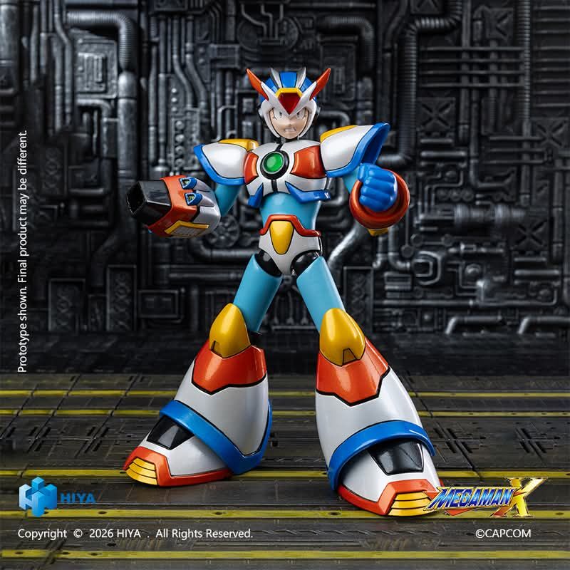 Hiya Toys Mega Man X Exquisite Basic X (Max Armor Ver.) 5.8-Inch Action Figure - View 3