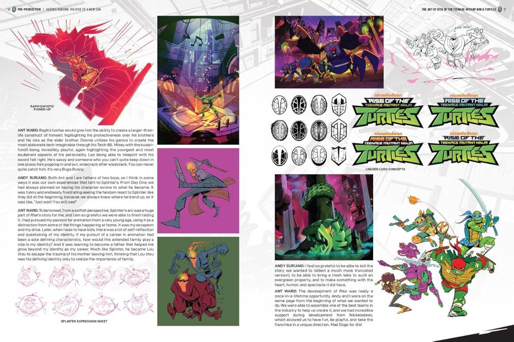 IDW Publishing Teenage Mutant Ninja Turtles The Art of Rise of the Teenage Mutant Ninja Turtles Book - View 5