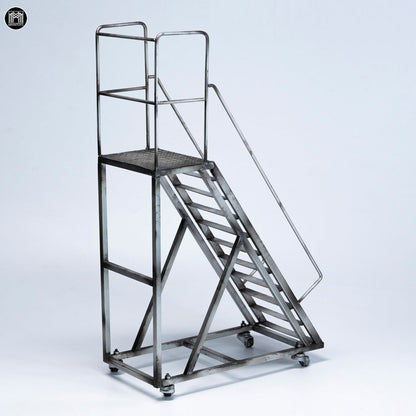 MMMToys Mobile Work Platform Ladder 1/6 Scale Diorama Accessory, 18-Inch Metal - View 6