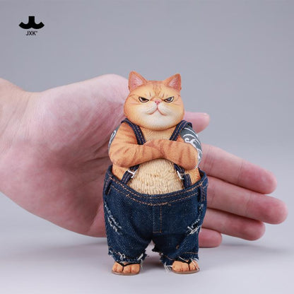 JxK.Studio Tough-Guy Cat (Ver. B) 4.5-Inch Resin Figure - View 8