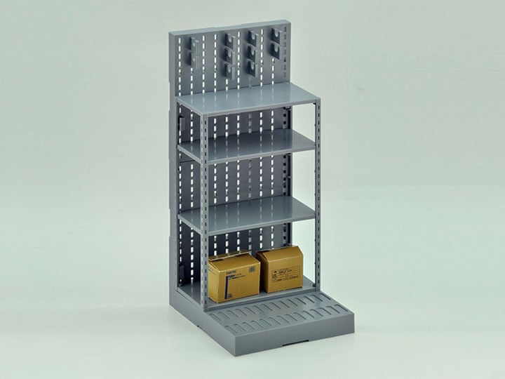 Tomytec Little Armory LD018 Gun Rack D 1/12 Scale Accessory Set 8.5-Inch - View 2