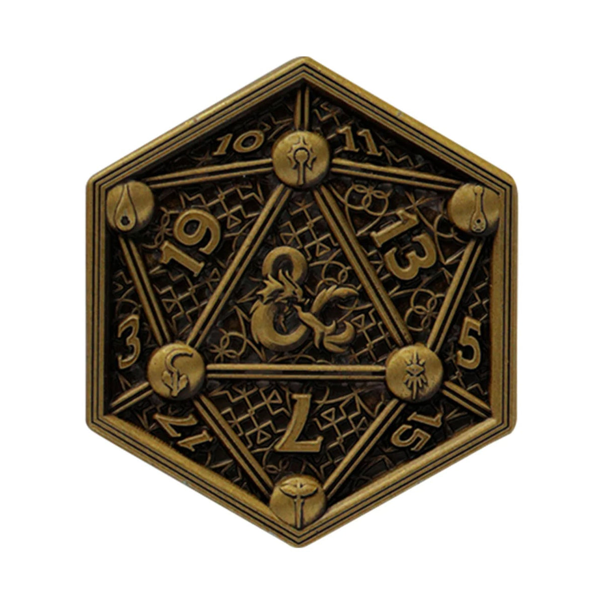 Fanattik Collectibles Dungeons & Dragons Class Cards and D20 Flip Coin Set - View 5