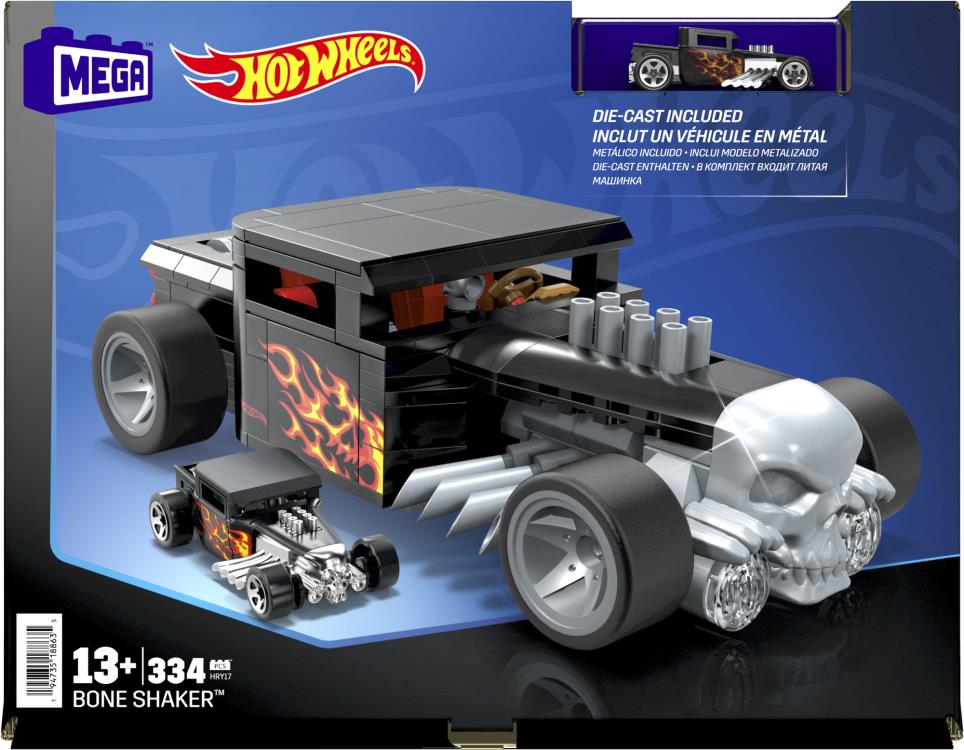 Mega Construx Hot Wheels Mega Showcase Bone Shaker Collector 1/24 Scale Building Set - View 9