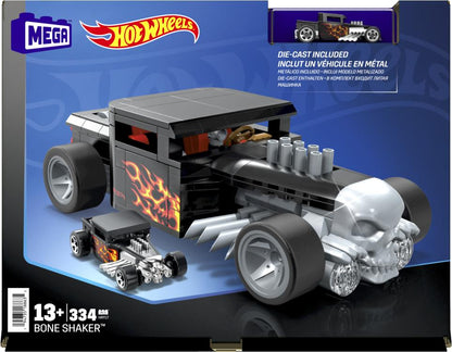 Mega Construx Hot Wheels Mega Showcase Bone Shaker Collector 1/24 Scale Building Set - View 9
