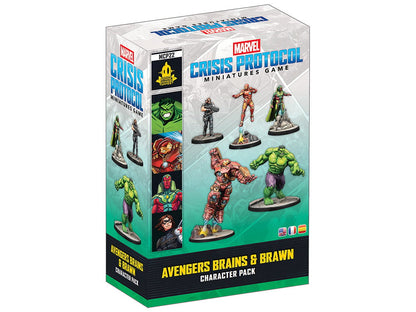 Atomic Mass Games Marvel: Crisis Protocol Avengers Brains & Brawn Character Pack Miniatures - View 2