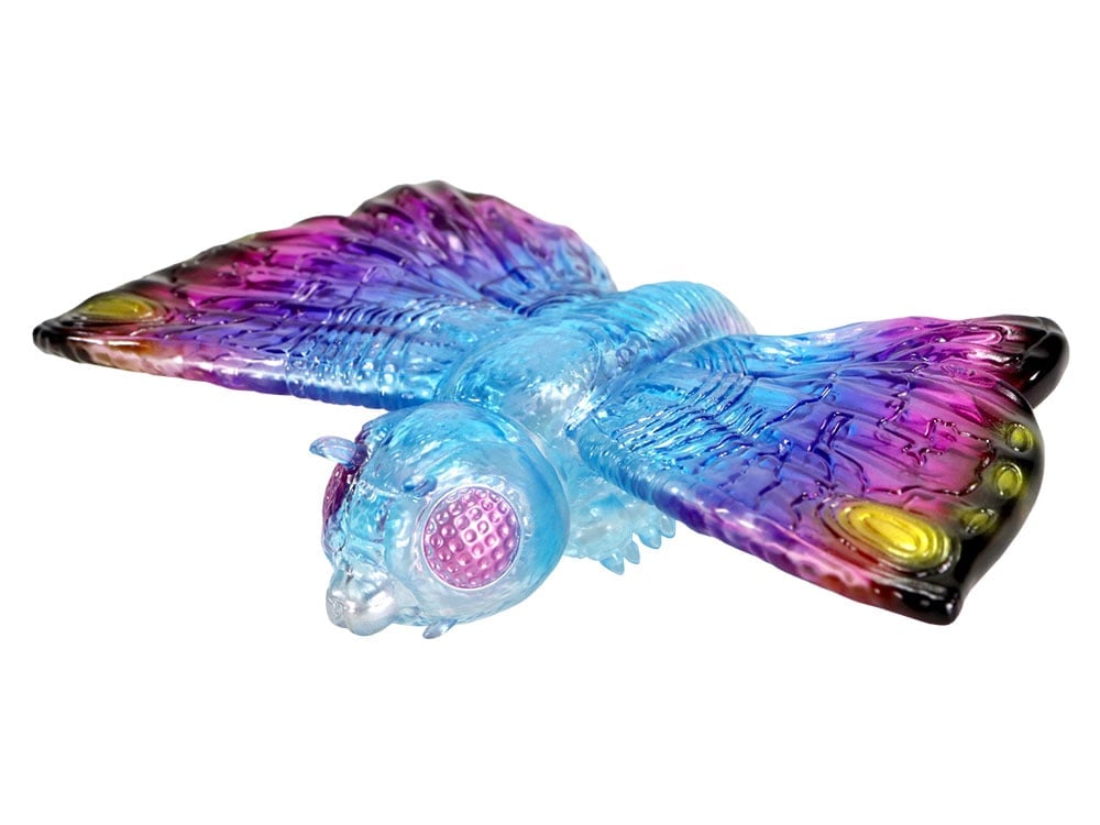 CCP Godzilla vs. Mothra (1992) Middle Size Series Mothra (Clear Blue Pink Ver.) Vinyl Figure - View 2