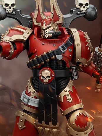 JoyToy Warhammer 40K World Eaters Khorne Berzerker (Ver. 2) 1/18 Scale Action Figure