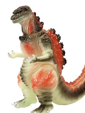CCP Shin Godzilla 2016 Middle Size Series Godzilla EX 19th Edition Luminous Black Ver. PVC Figure