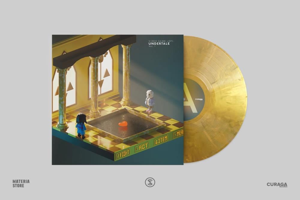 Curaga Records Video Game LoFi: Undertale Vol. 01 Vinyl Record LP - View 3