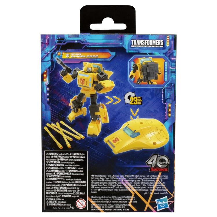 Hasbro Transformers: Legacy United Deluxe Class Origin Bumblebee 5.5-Inch Action Figure - View 13