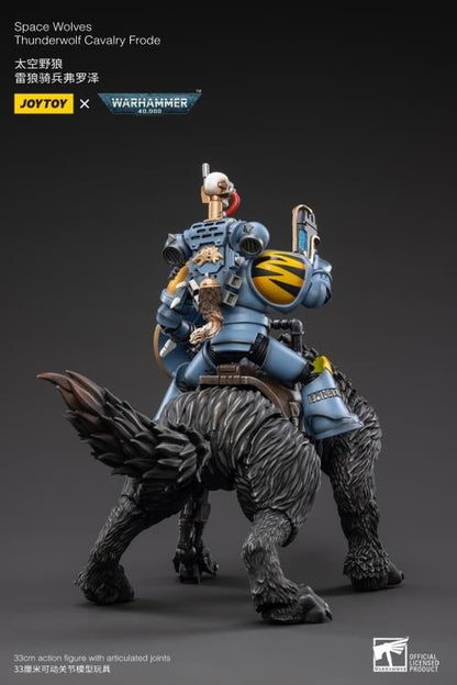 JoyToy Warhammer 40K Space Wolves Thunderwolf Cavalry Frode 1/18 Scale Figure - View 10