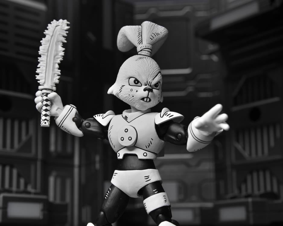 NECA Usagi Yojimbo Space Usagi Yojimbo (Black and White Ver.) Action Figure - View 13
