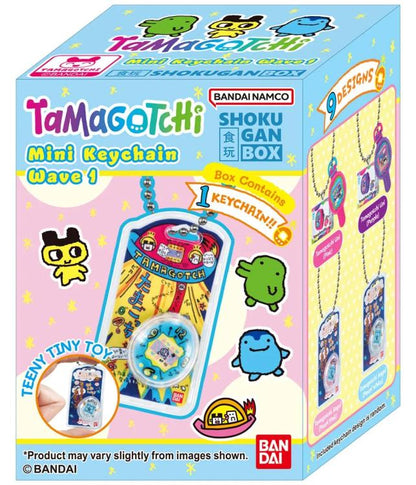 Bandai Tamagotchi Collection Wave 1 Box of 12 Random Plastic Mini Keychains - View 12