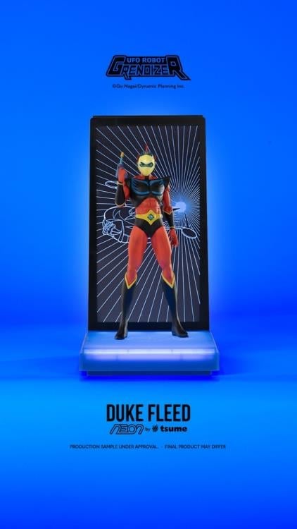 Tsume UFO Robot Grendizer NEON Series Duke Fleed Lighted Display Figure 10-Inch - View 3