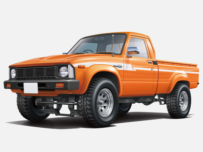 Aoshima Tuned Car #90 RN30 Hilux Lift Up Custom '78 1/24 Scale Plastic Model Kit - View 2