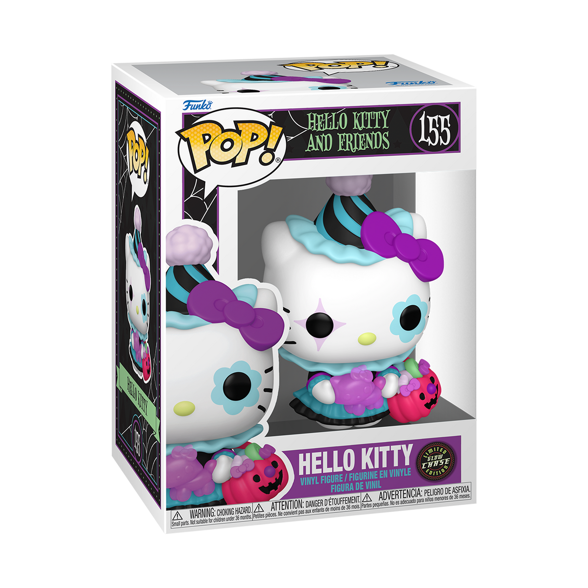 Funko Pop! Hello Kitty and Friends #155 Hello Kitty (Glow-in-the-Dark) (Chase) Vinyl Figure - View 3