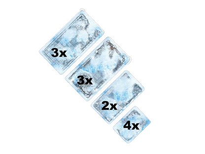 Frontline Gaming FLG Matched-Play Snow Terrain Bases Set - View 2