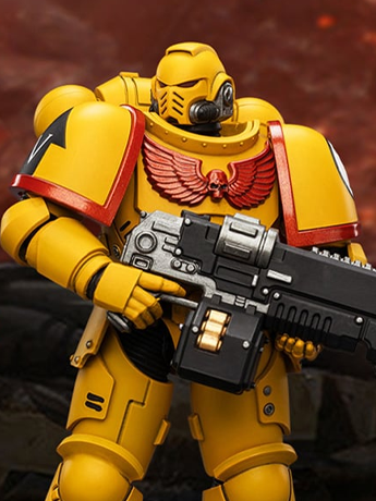 JoyToy Warhammer 40,000 Imperial Fists Intercessor 1/18 Scale Plastic Action Figure