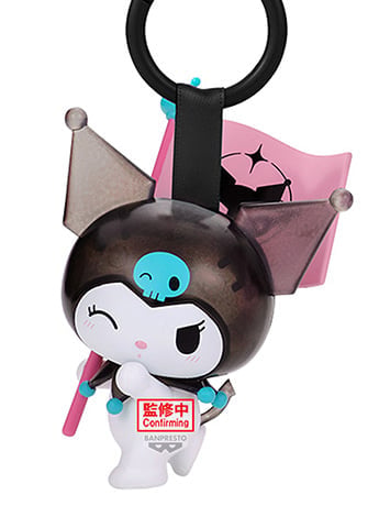 Bandai Banpresto Sanrio Kuromi Ver. A Figure Collection Keychain, 3.5-Inch