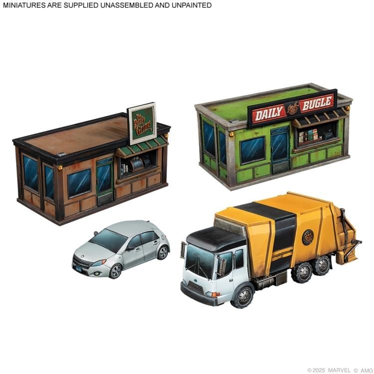 Atomic Mass Games Marvel Crisis Protocol NYC City Block Terrain Collection - View 4