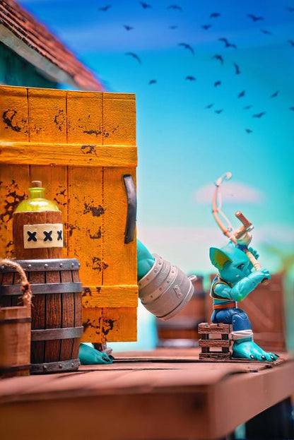 Lone Coconut Plunderlings Plunderstrong Tinker Skiff 6.5-Inch Action Figure with Bonus - View 6