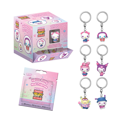 Funko Pop! Hello Kitty and Friends Pocket Pop! Box of 12 Random Keychains - View 3