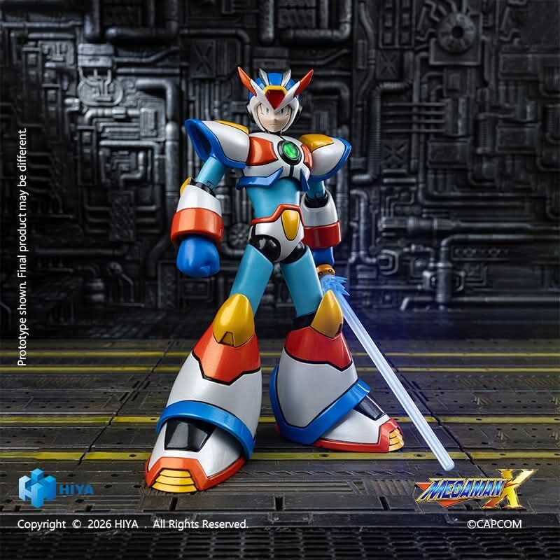 Hiya Toys Mega Man X Exquisite Basic X (Max Armor Ver.) 5.8-Inch Action Figure - View 4