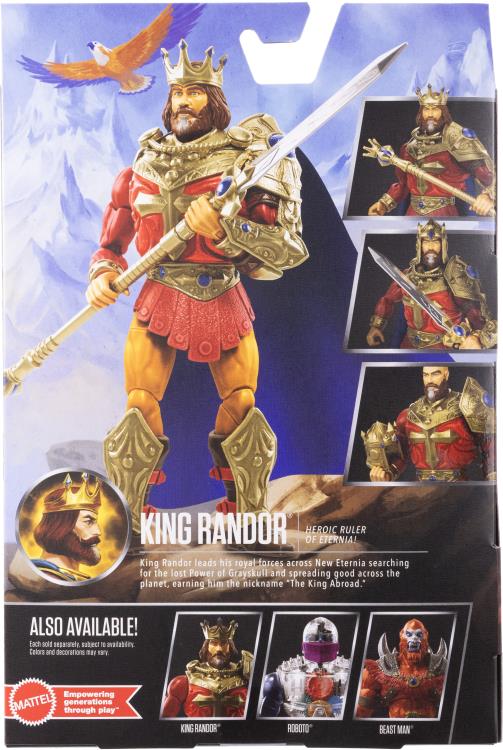Mattel Masters of the Universe Masterverse New Eternia King Randor Action Figure - View 10