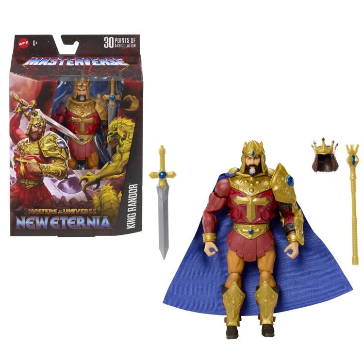 Mattel Masters of the Universe Masterverse New Eternia King Randor Action Figure - View 8
